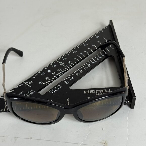 Maui Jim Womens Alana Sunglasses Polarized Brown Lenses Gold Tone Temple Arms - Picture 12 of 12